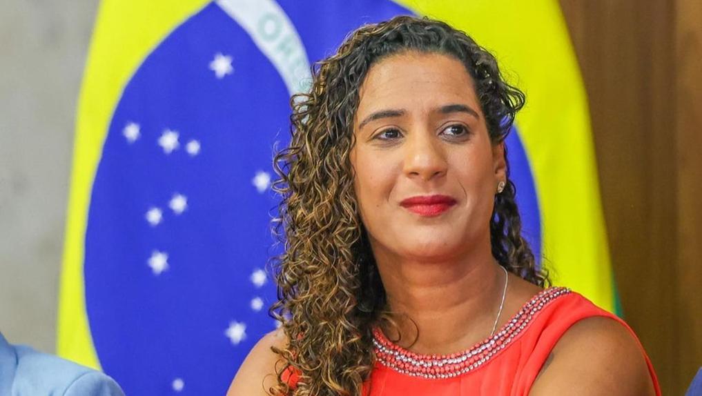 Anielle Franco, ministra da igualdade racial do Brasil, foi eleita como uma das 'mulheres do ano' de 2023 na revista Time