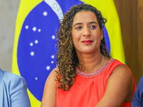 Anielle Franco, ministra da igualdade racial do Brasil, foi eleita como uma das 'mulheres do ano' de 2023 na revista Time