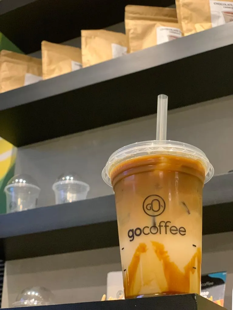 Latte Ice da Go Coffee da Padre Antônio Tomás que leva leite, gelo e café