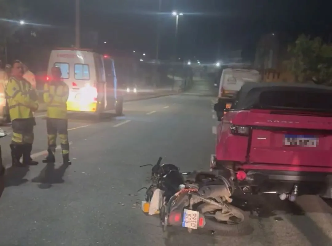 Motociclista morre em acidente com influenciador