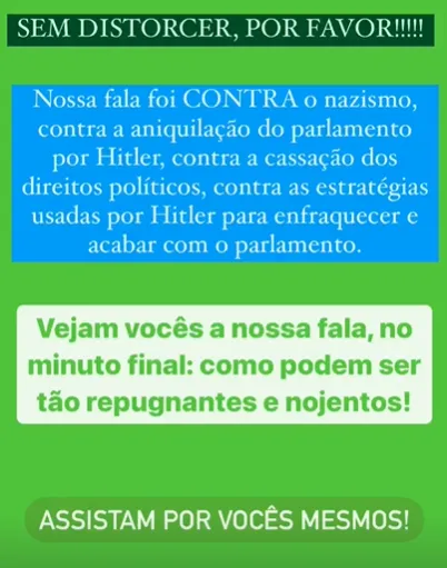 Print dos stories de João Henrique