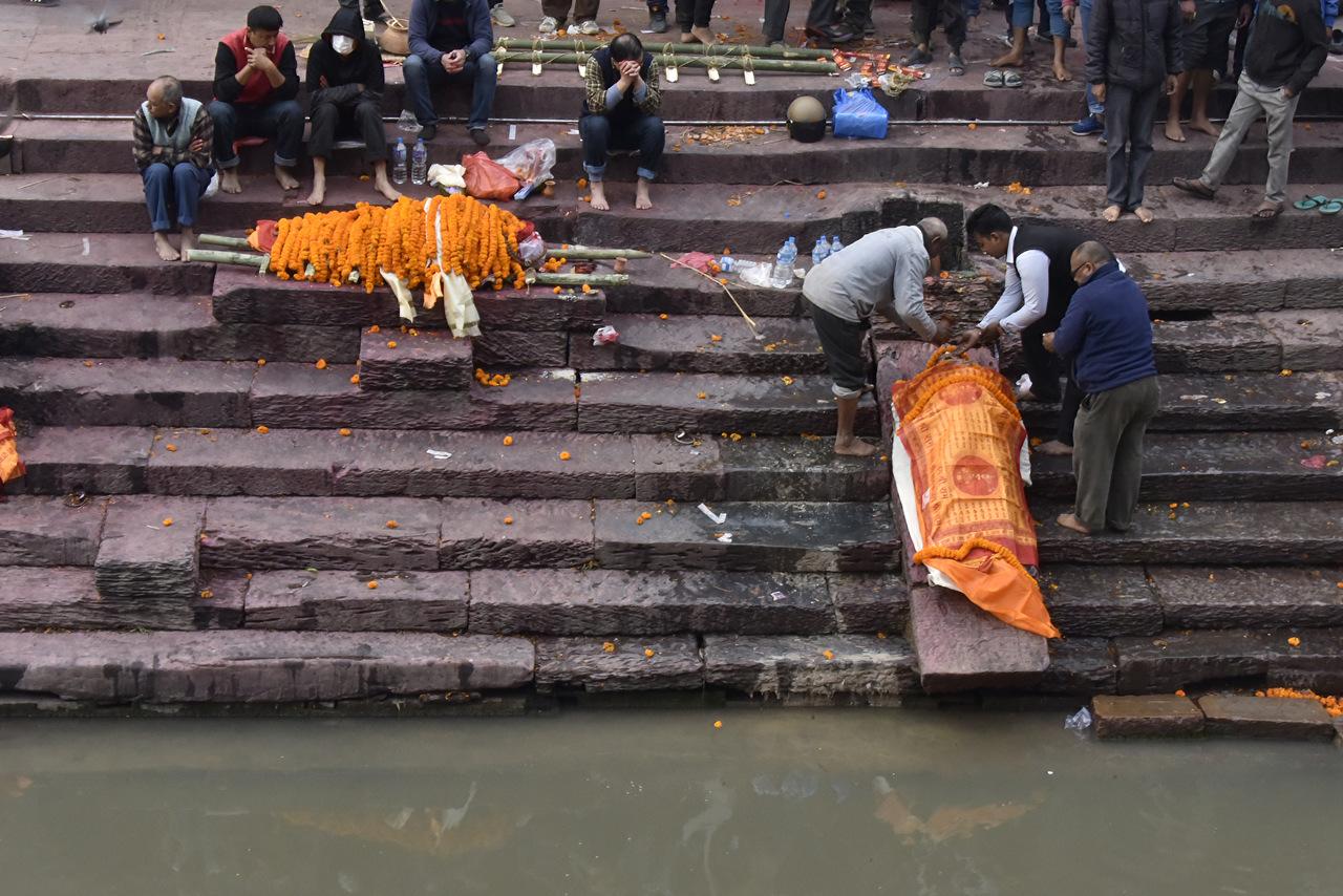 Ritual testemunhado no Nepal