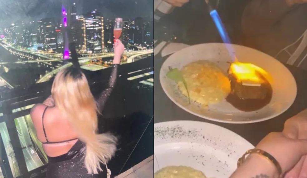 Montagem de fotos mostra rotina de extravagâncias de mulher suspeita de sequestrar homens