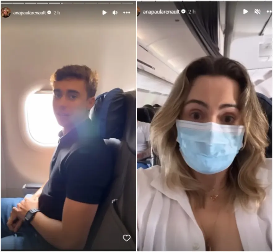 Imagem da notícia: Ana Paula Renault e Nikolas Ferreira têm discussão acalorada durante voo em avião; veja vídeo