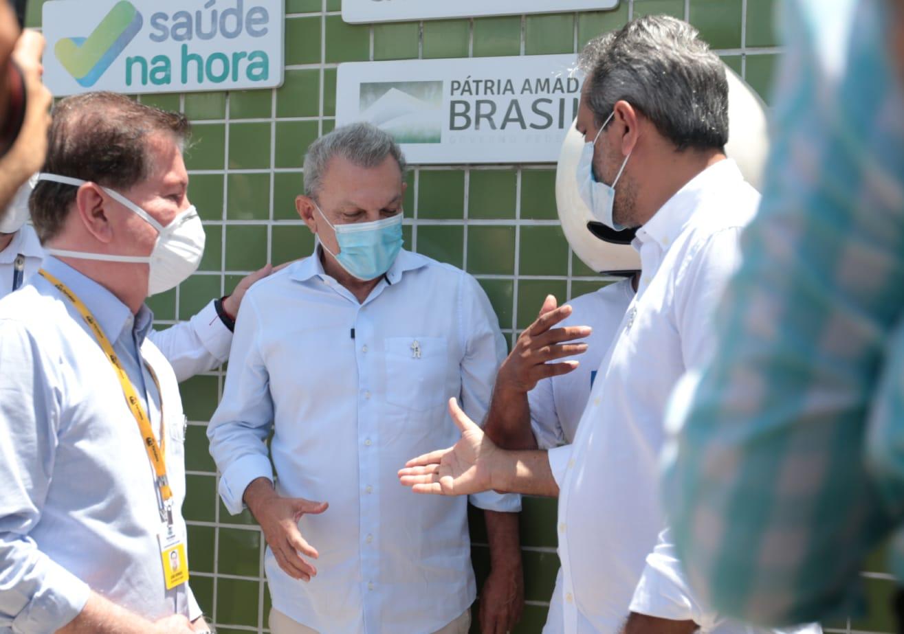 Elmano e Sarto participaram de agenda juntos nos últimos meses, mas entraram em rota de colisão nesta semana