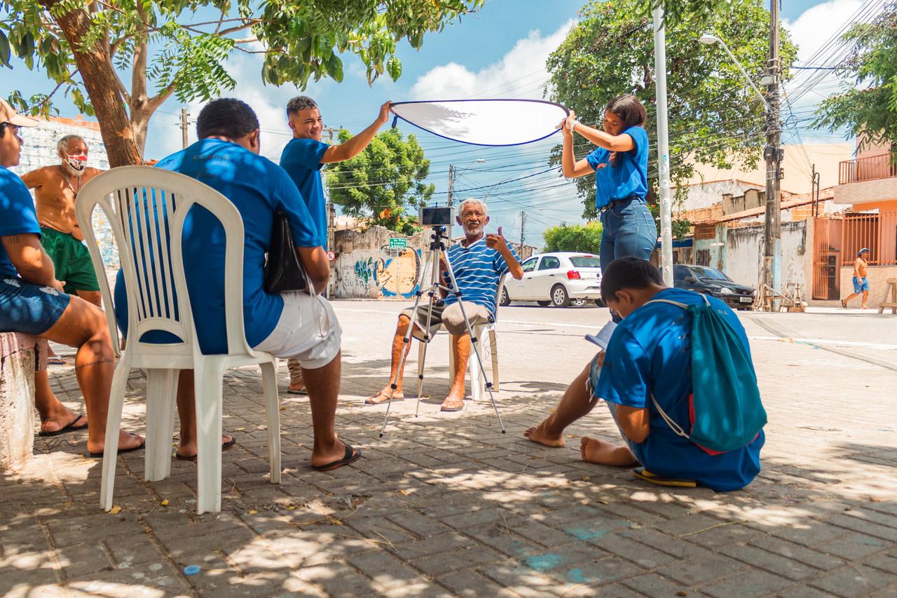 Processo de filmagem foi todo coletivo