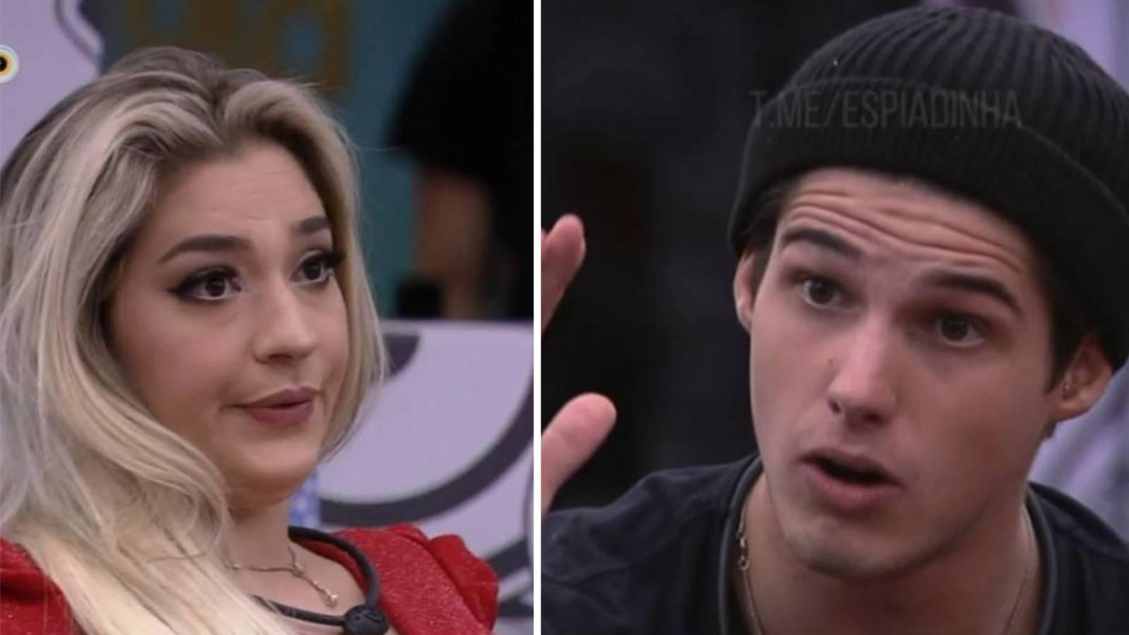 Marília e Gabriel discutem durante primeira madrugada da Casa do Reencontro no BBB 23, em 22 de março de 2023