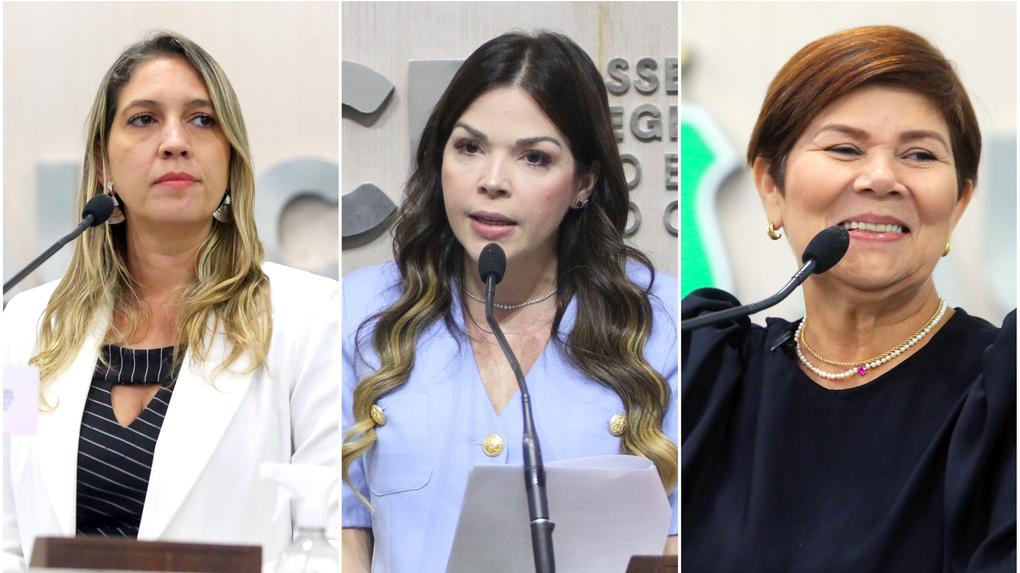 Deputadas Larissa Gaspar, Juliana Lucena e Jô Farias