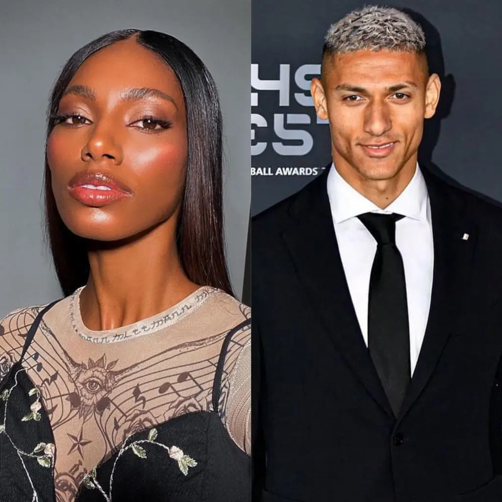 Ex-BBB Tina e jogador de futebol Richarlison