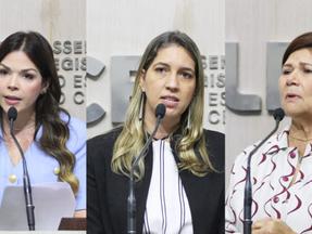 Deputadas estaduais do PT no Ceará: Juliana Lucena, Larissa Gaspar e Jô Farias