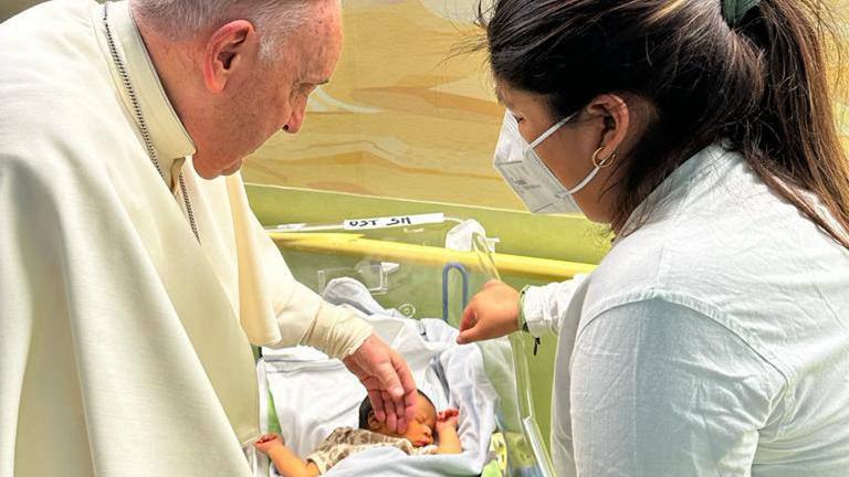 Papa Francisco em hospital