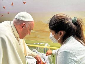 Papa Francisco em hospital