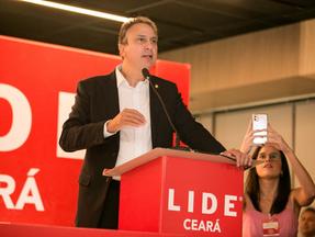 Camilo Santana em discurso no LIDE Ceará