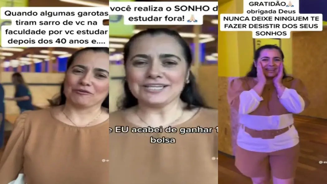 Universitária que sofreu etarismo de colegas ganha bolsa de estudos na Inglaterra