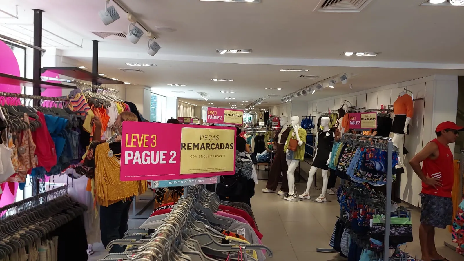 Promoção na loja do Centro