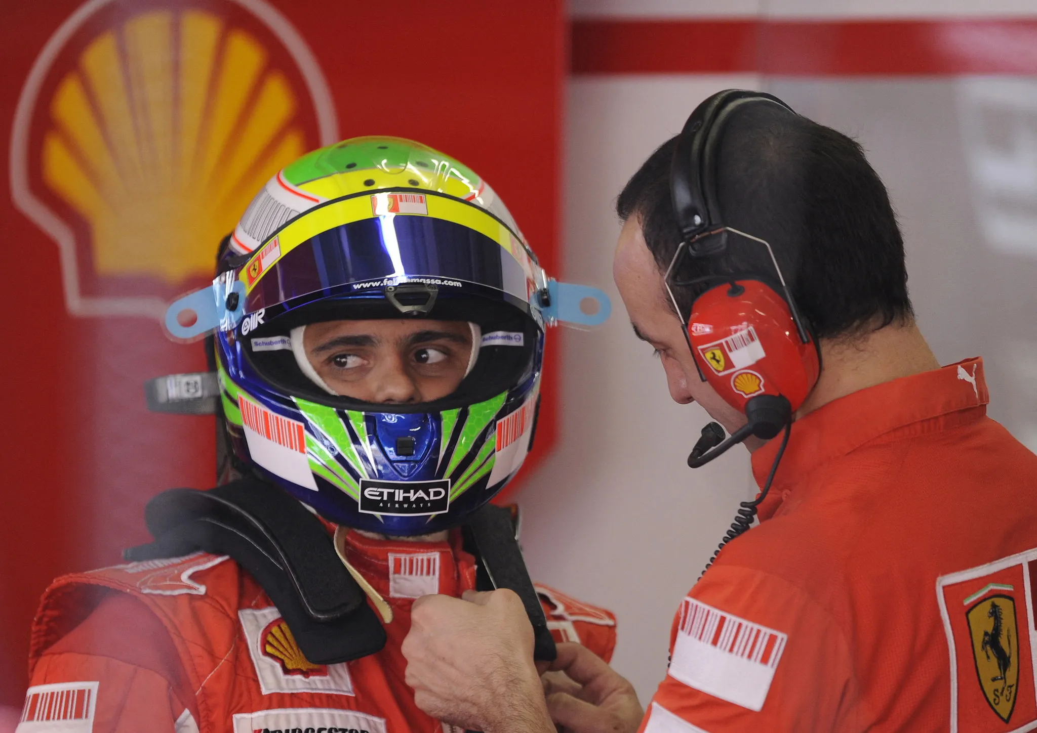 Felipe Massa corria pela Ferrari em 2008