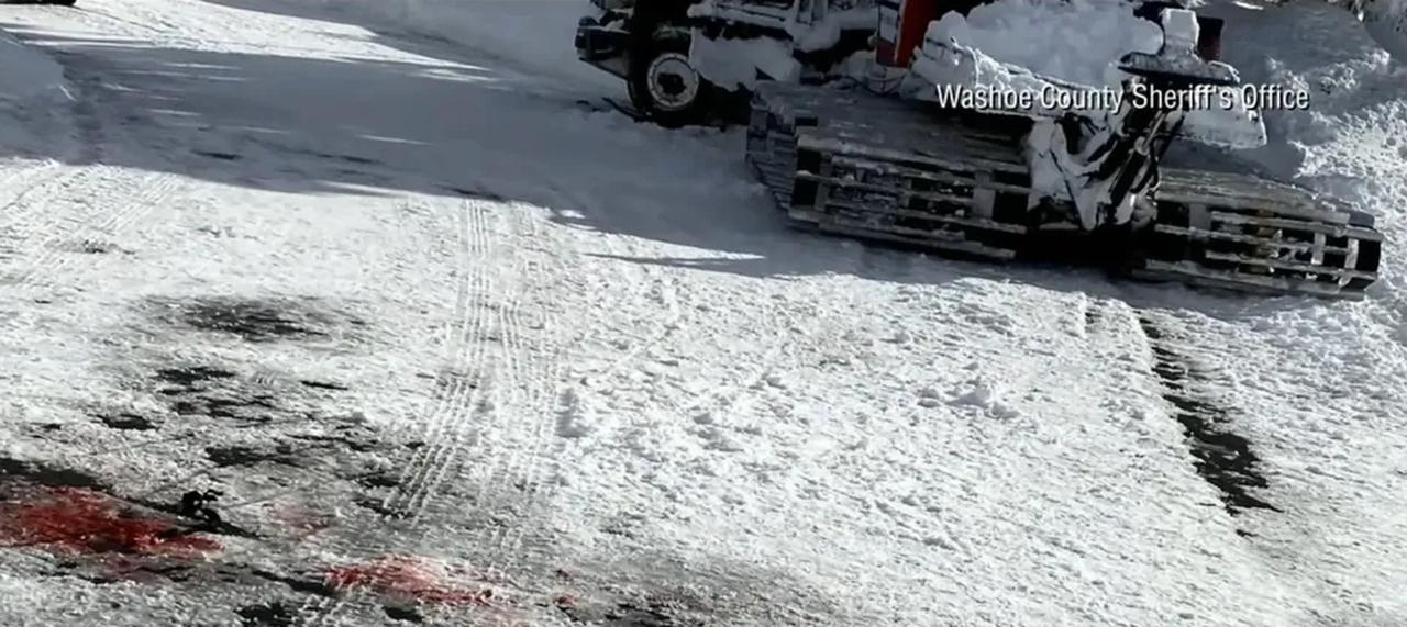 Local do acidente do ator Jeremy Renner, onde ele foi atropelado por uma máquina de remover gelo e teve parte do corpo esmagado