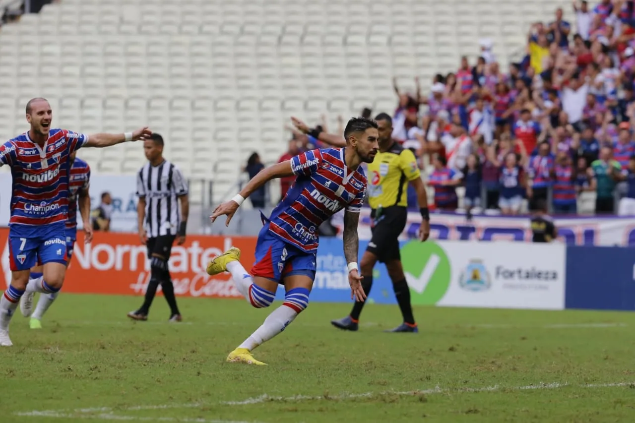 Lucero marcou o gol do Leão no fim do 1º tempo e deixou o título em aberto para a etapa final