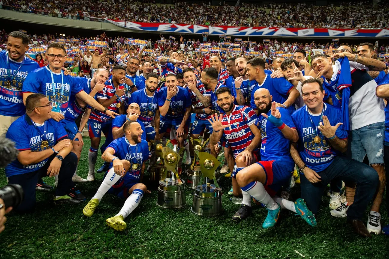 O Fortaleza se sagrou pentacampeão cearense em 2023