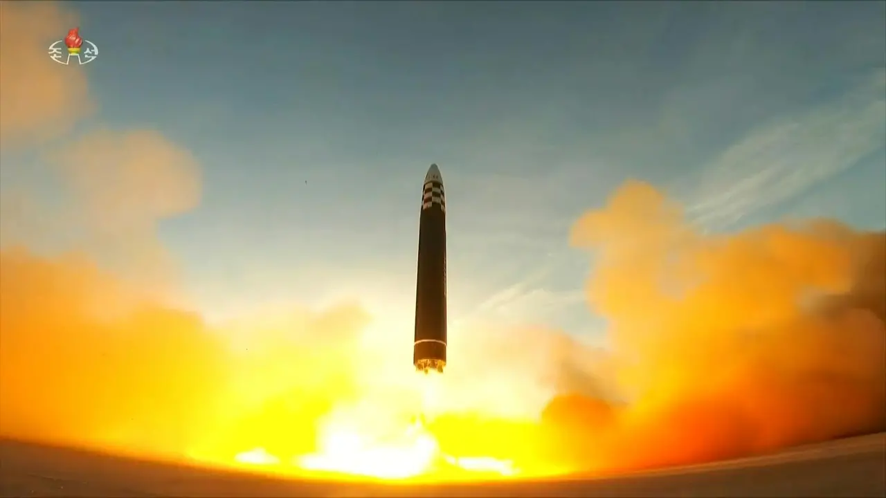 Míssil disparado pela Coreia do Sul