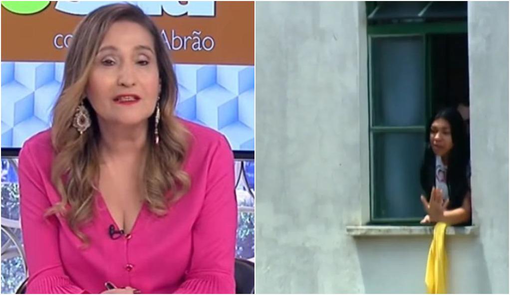 Montagem de fotos mostra Sonia Abrão à esquerda e Eloá à direita