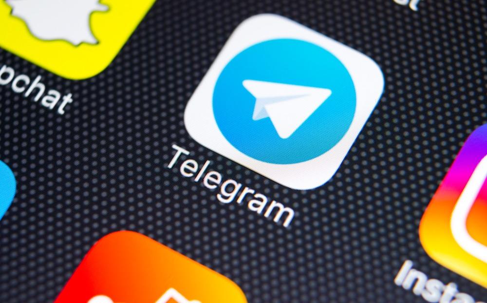 Aplicativos de celular com o aplicativo Telegram em destaque