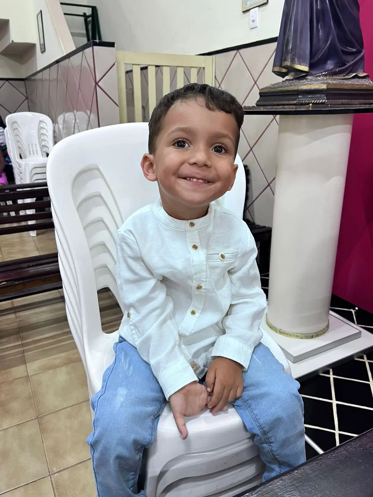 Raimundo Neto antes da picada do escorpião