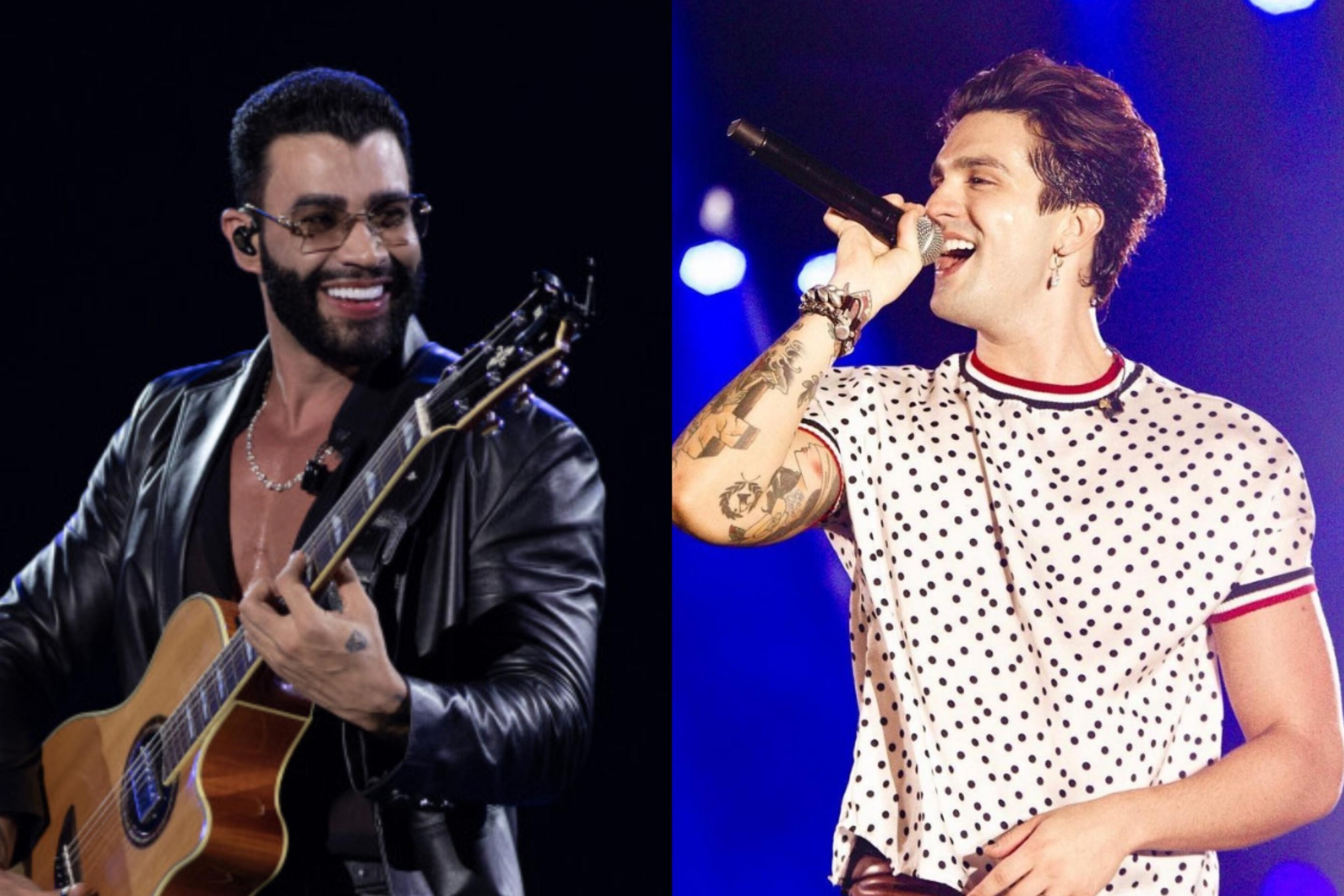 Gusttavo Lima e Luan Santana são dois dois principais nomes do gênero sertanejo da atualidade