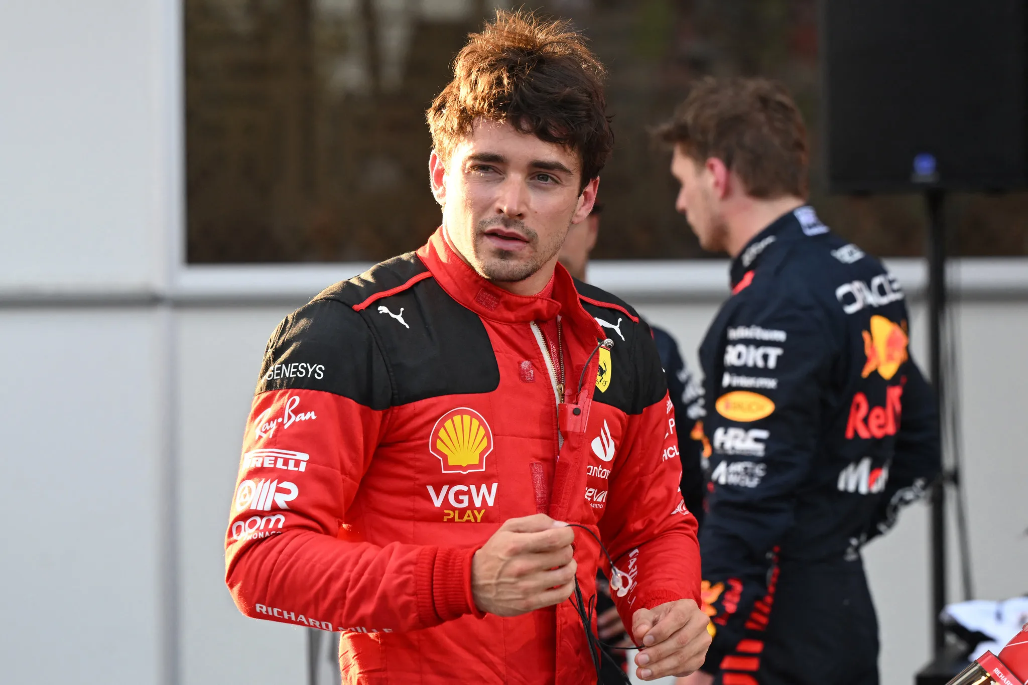 Leclerc, piloto da Ferrari