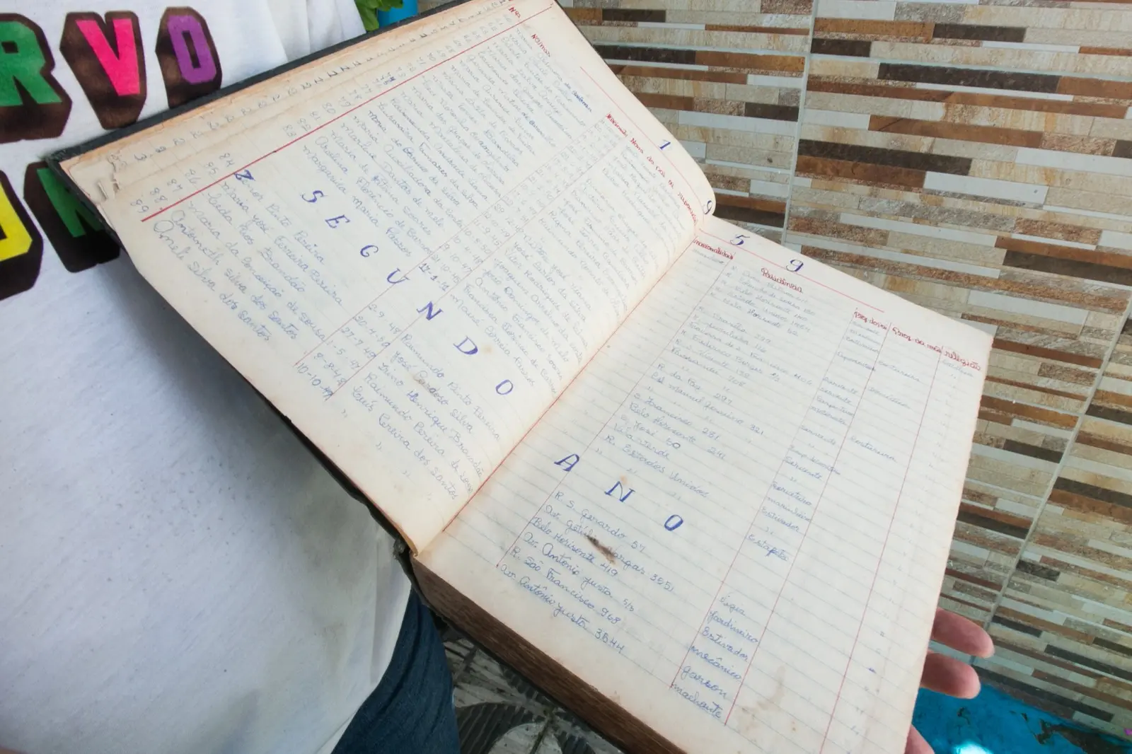 Datado dos anos 1950, peça do acervo resgata passos da primeira escola da região