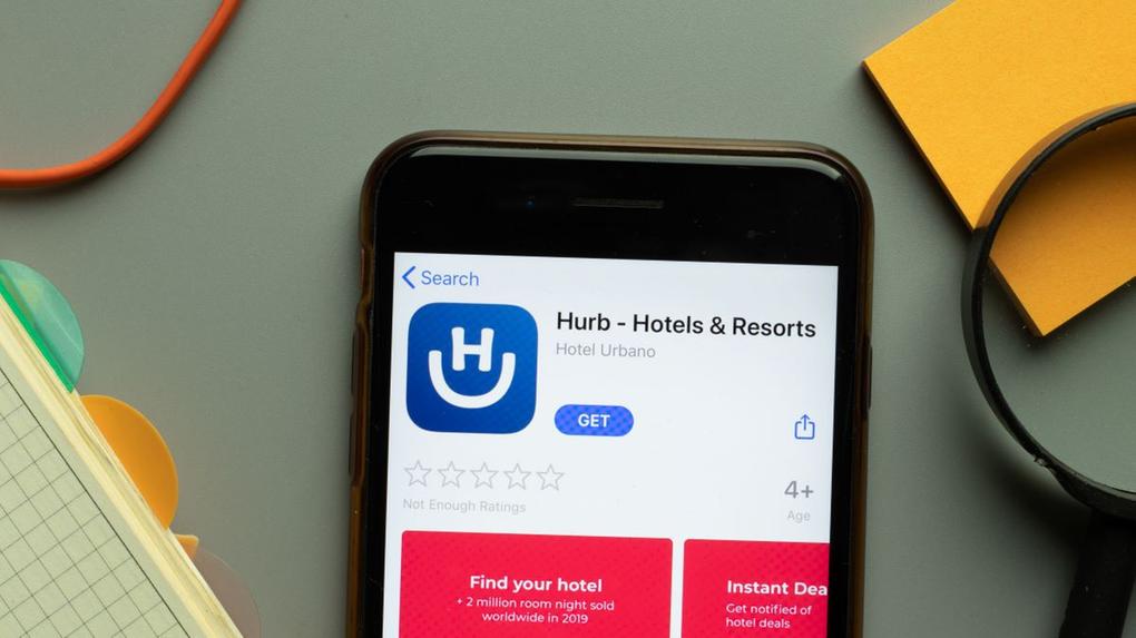 interface para baixar aplicativo da hurb em celular