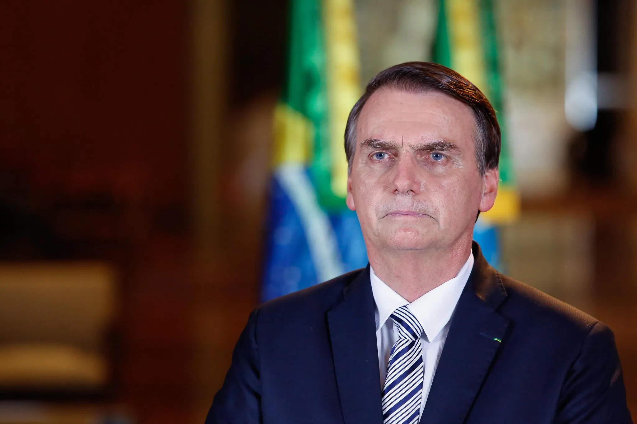 Neste mês, a PF cumpriu mandado de busca e apreensão na casa de Bolsonaro