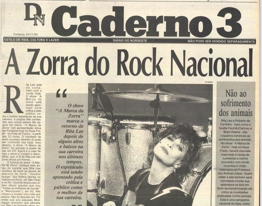 Matéria publicada em 23 de novembro de 1995,  no Diário do Nordeste