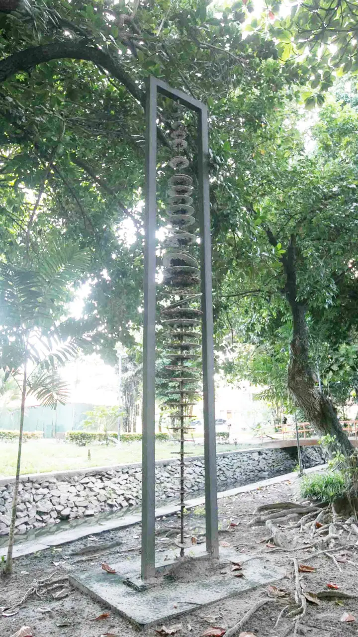 Estado atual da escultura 