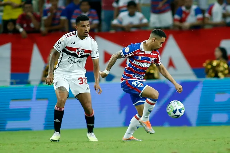 Fortaleza e São Paulo ficaram no empate sem gols.