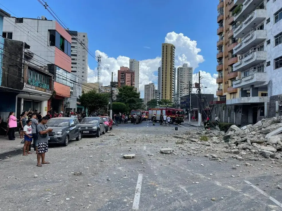 desabamento em belém