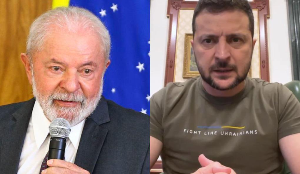 Presidente Lula e presidente da ucrância Volodymyr Zelensky não irão se reunir