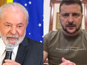 Presidente Lula e presidente da ucrância Volodymyr Zelensky não irão se reunir