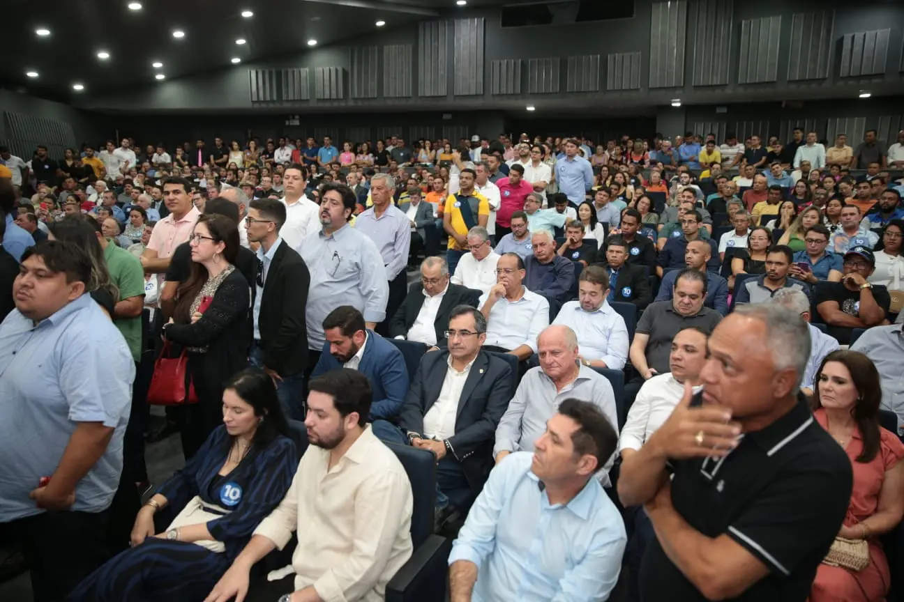 Evento de filiação do Republicanos, agora sob a liderança de Chiquinho Feitosa