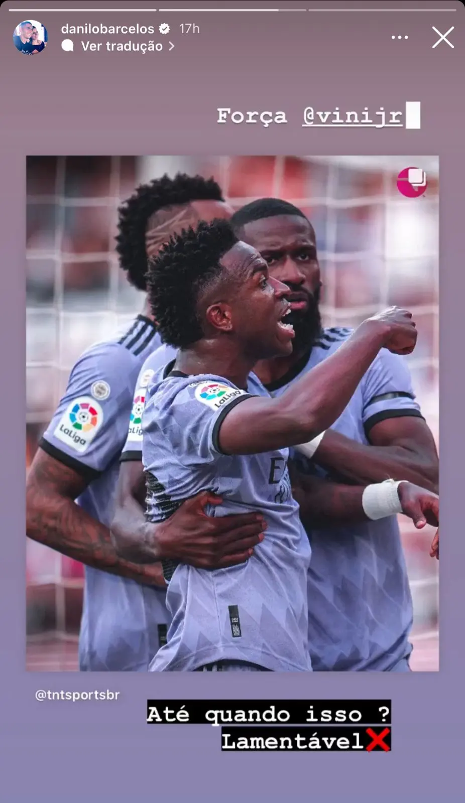 Imagem mostra postagem no instagram