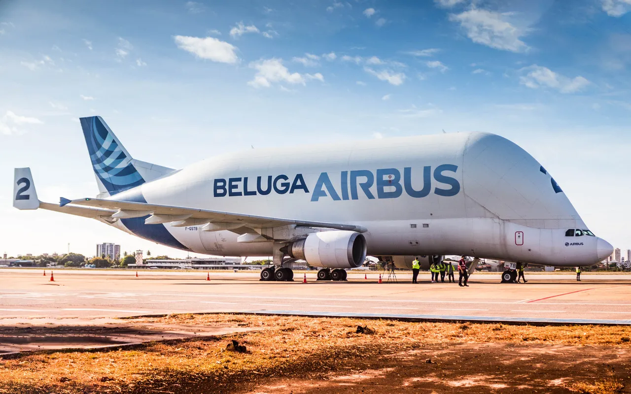 Mesmo doente, Raylane foi ao Aeroporto de Fortaleza fazer registros do Airbus Beluga