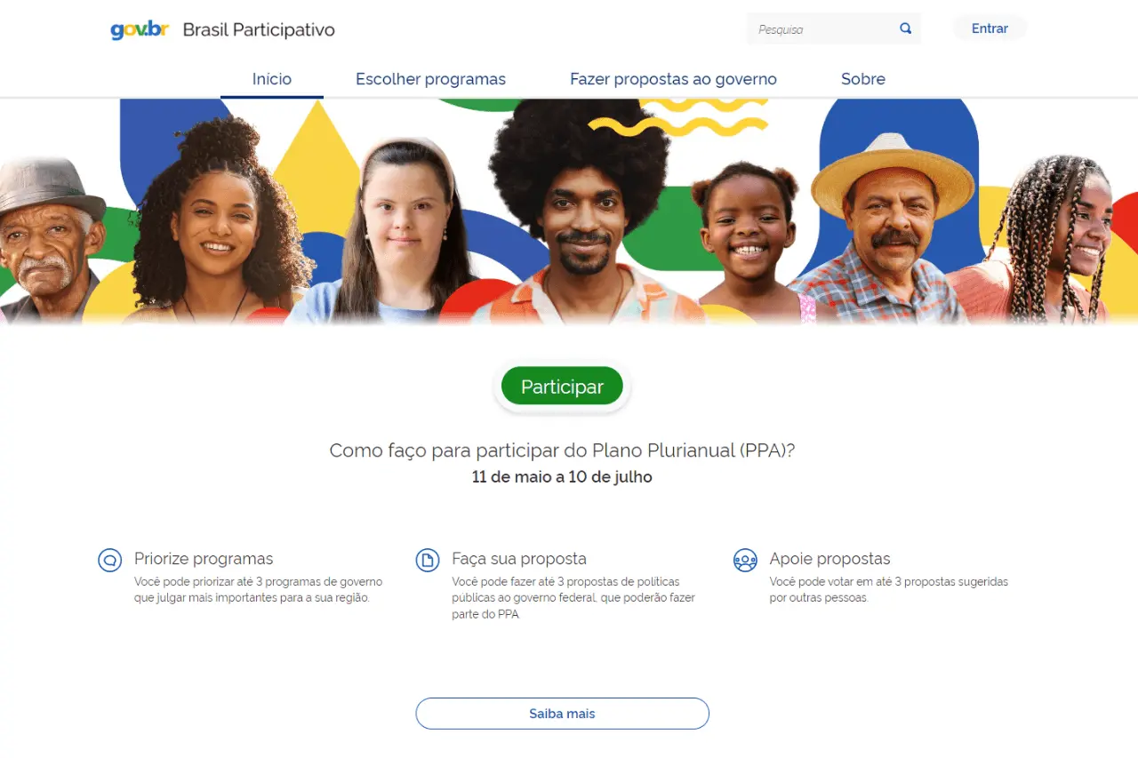 Brasil participativo, PPA 2024-2027, Lula, orçamento participativo