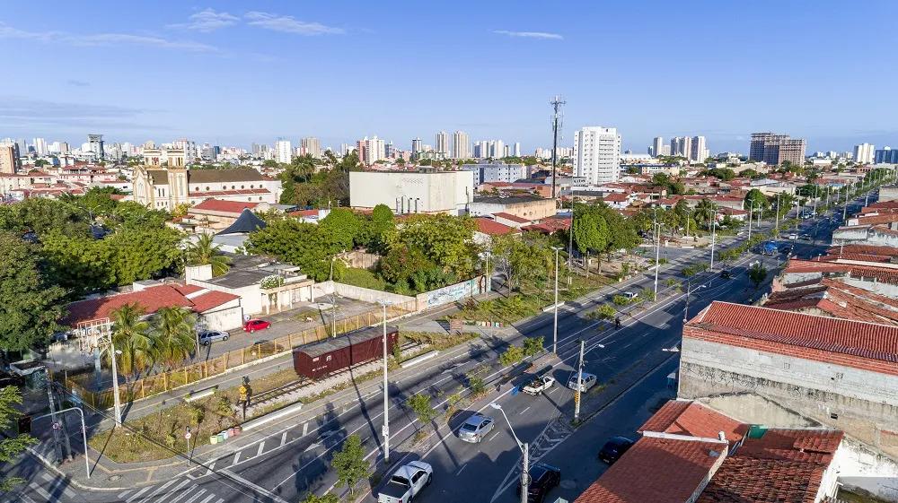 Área onde funcionou um campo de concentração de retirantes da seca em Fortaleza, atual, bairro do Otávio Bonfim
