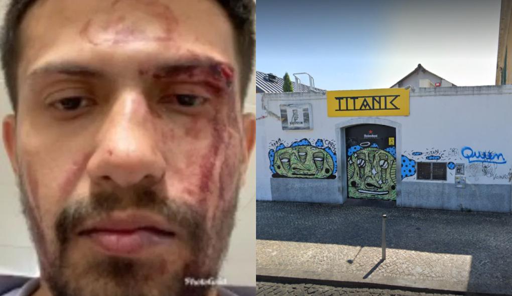 Fachada de Bar Titanic, em Portugal