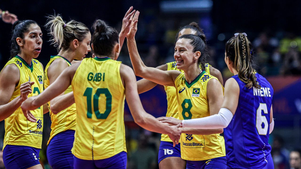 Brasil x China pela Liga das Nações feminina de vôlei; veja horário e