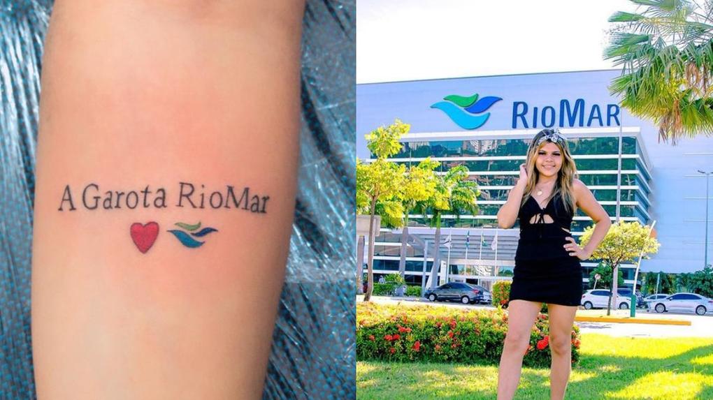 Fotos da tatuagem da Garota RioMar