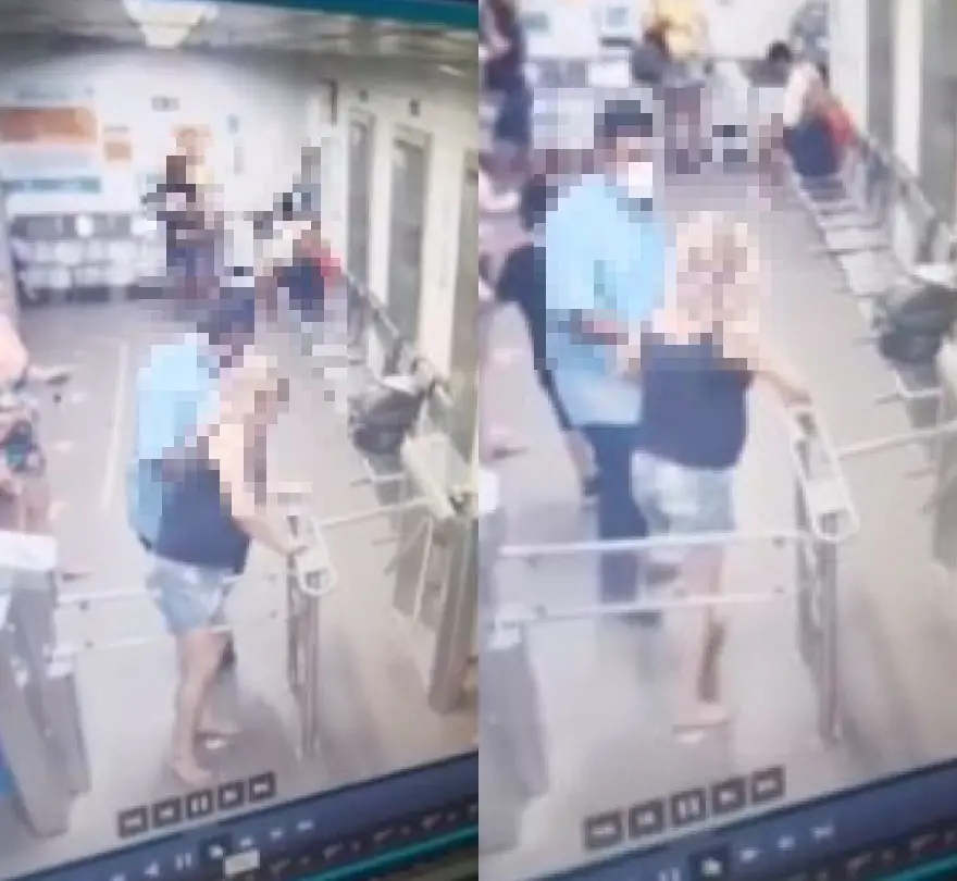 Delegada suspeita de causar acidente em Aquiraz é flagrada pulando catraca do IJF