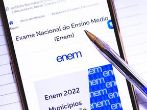 Site com informações sobre o ENEM referente ao Exame Nacional do Ensino Médio no Brasil. Educação