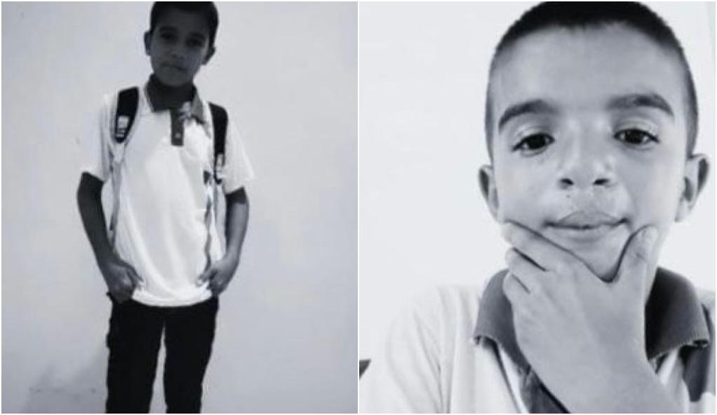 Montagem de fotos em preto e branco dos irmãos que morreram afogados em Marco