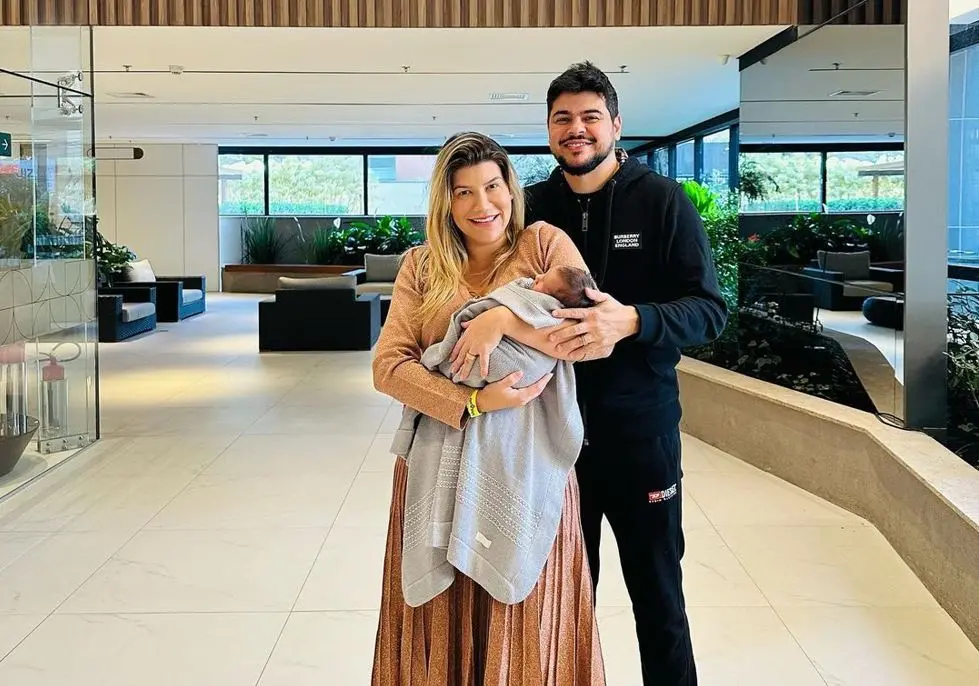 Cantor sertanejo Cristiano e o filho Miguel